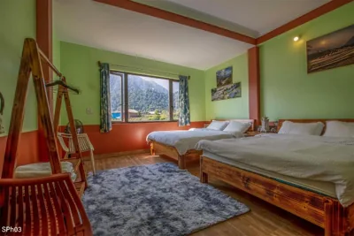 King Room with Two King Beds — Stone Paradise Homestay